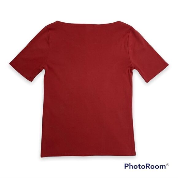 𝅺J. Crew Factory Perfect Fit Tee in Coral, size M - VGUC - Picture 2 of 6